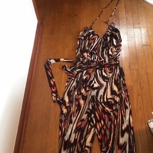 Bebe Halter Jumpsuit